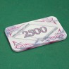 Placa de póker "MARBLE 2500" - de cerámica - 8,5x5,2 cm.