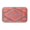 Targa da poker "MARBRE 25000" - in ceramica - 8,5x5,2 cm