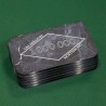Plaque de poker ''MARBRE 1000000'' – en céramique – 8,5x5,2 cm