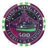 Żeton do pokera "HONG KONG STAR 500" - ceramiczny - 10g