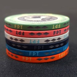 Ficha de pôquer "FRENCH POKER TOUR 25" - em cerâmica - 10g - vendida individualmente