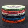 Ficha de poker "FRENCH POKER TOUR 25" - en cerámica - 10 g - se vende individualmente.