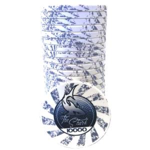 Pokermarker "THE SHARK 5000" - i keramik - 10g - säljs styckevis.