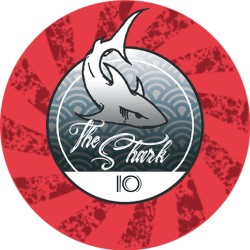 Pokermarker "THE SHARK 5000" - i keramik - 10g - säljs styckevis.
