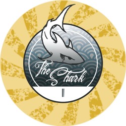 Ficha de poker "THE SHARK 5000" - em cerâmica - 10g - vendido individualmente