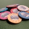 Poker chip "THE SHARK 0.5" - made of ceramic - 10g - sold individually.