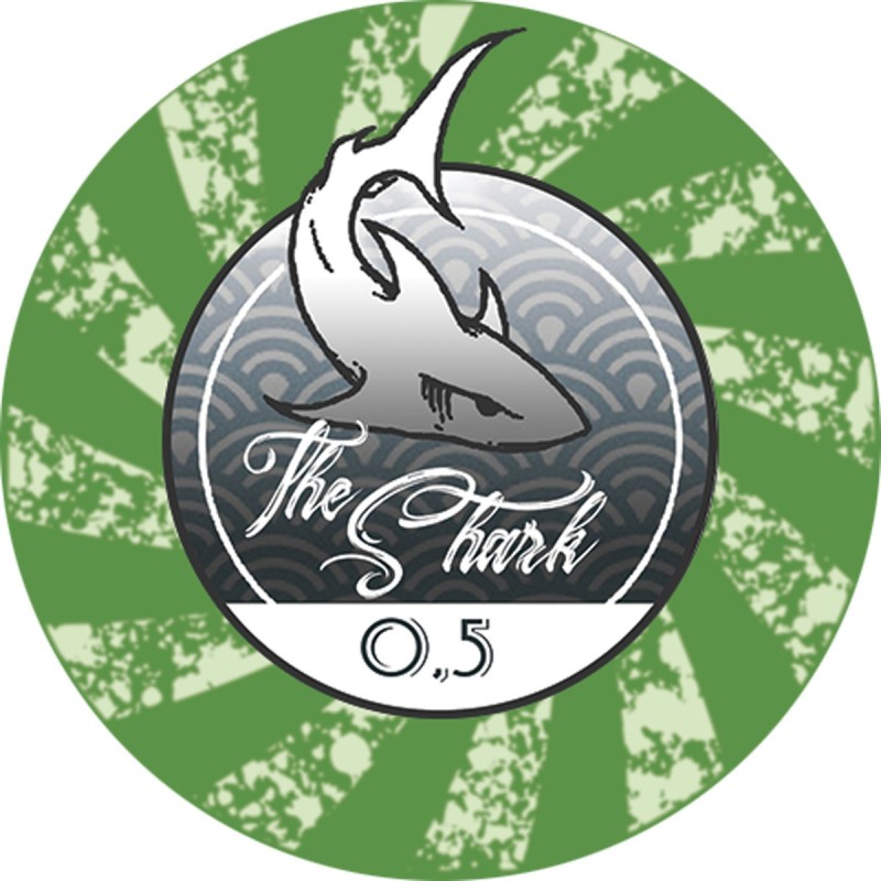 Ficha de pôquer "THE SHARK 0.5" - em cerâmica - 10g - vendida individualmente