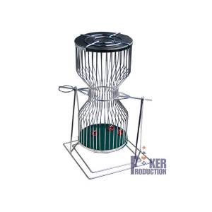 Chuck a Luck en métal 45 cm – avec tapis de jeu en feutrine verte