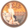 Pokerchip "60's BEAUTY 1" - 12g - 43mm - aus Keramik - einzeln erhältlich