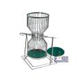 Chuck a Luck metal 45 cm - With green felt game mat