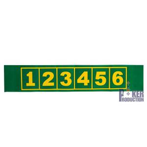 Chuck a Luck en métal 45 cm – avec tapis de jeu en feutrine verte