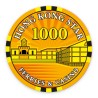 Pokerchip "HONG KONG STAR 1000" - aus Keramik - 10g.