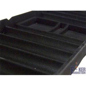 Placa de plástico de 500 fichas para caixa de armazenamento.