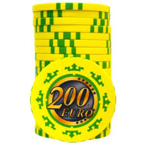 Cash Game Chip "EURO - SERIES 3 - 0.10" - Limited edition - ceramic - 10g