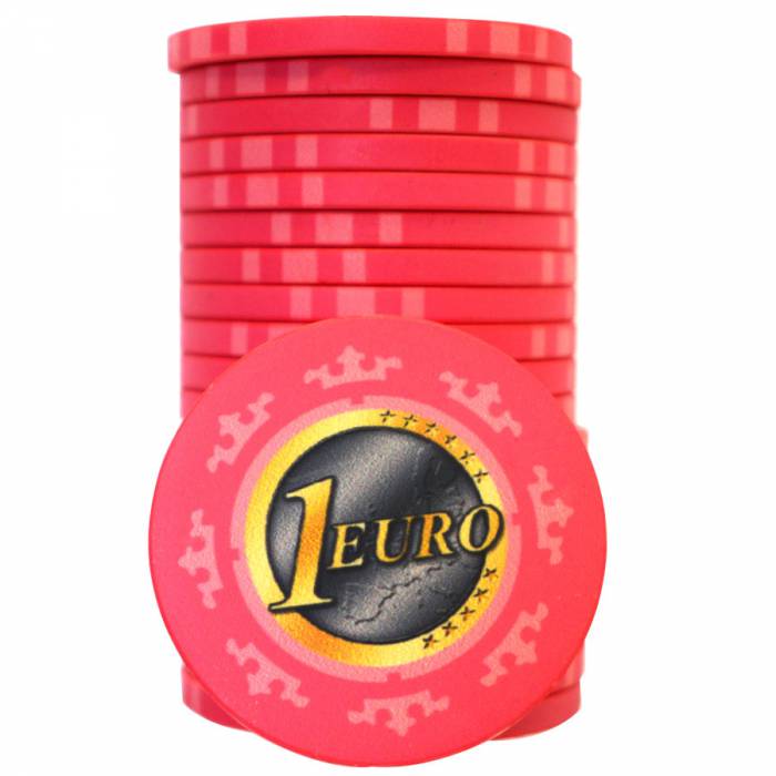 Jetons de Cash Game "EURO - SÉRIE 3" - Edition limitée - en céramique - 10g