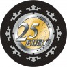 Cash Game Token "EURO - SERIES 3 - 2" - Limited Edition - made of ceramic - 10g.