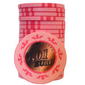 Cash Game Chip "EURO - SERIES 3 - 50" - Limited Edition - made of ceramic - 10g