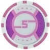 Gettoni da poker "RUNNER UP 2" - 12g - in ABS con inserto metallico - per rulli da 25 gettoni