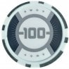 Fiches da poker "RUNNER UP 5" - 12g - in ABS con inserto metallico - in rotoli da 25 fiches.