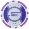 Jetons de poker "RUNNER UP 5" - 12g - en ABS avec insert métal - par rouleaux de 25 jetons