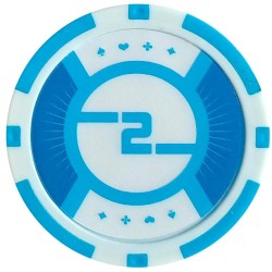 Poker chips "RUNNER UP 5" -...