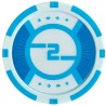 Pokerchips "RUNNER UP 5" - 12g - in ABS met metalen inleg - per rol van 25 chips
