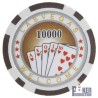Set di fiches da poker "ROYAL FLUSH 2" - in ABS con inserto metallico - rotolo da 25 fiches - 11,5 g