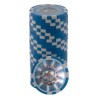 Pokerchips "LASER EAGLE 1000" - van ABS met metalen inzetstuk - rol van 25 chips - 11,5 g