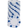 Pokers marker "DICE GREEN" - i ABS med metallinlägg – rulle med 25 markörer – 11,5 g