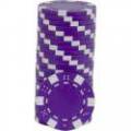 "Poker chips 'DICE VIOLET' - made of ABS with metal insert - pack of 25 chips - 11.5g"