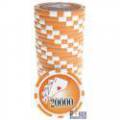 Poker chips "YING YANG 10" - ABS with metal insert - roll of 25 chips - 11.5 g
