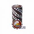 Pokerchips "YING YANG 1000" - van ABS met metalen insert - rol van 25 chips - 11,5 g