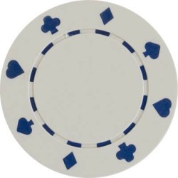 Red Suited Poker Chips -...
