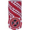 Fiches da poker "ULTIMATE POKER CHIPS 5" - in ABS con inserto metallico - rotolo da 25 fiches - 11,5 g