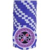 "ULTIMATE POKER CHIPS 500" poker chips - ABS with metal insert - roll of 25 chips - 11.5 g