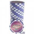 Pokerchips "WELCOME LAS VEGAS 10" - gemaakt van ABS met metalen insert - rol van 25 chips - 11,5 g
