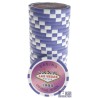 Pokerchips "WELCOME LAS VEGAS 10000" - in ABS met metalen inleg - rol van 25 chips - 11,5 g