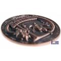 Card guard "FOUR HORSEMEN" - 45mm - in brass - LIMITED EDITION