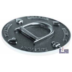 Card guard "THE BIG D" – 45mm - in metal - LIMITED EDITION.