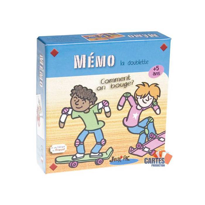 Jeu de mémoire Comment on bouge ? - Jeu de 60 cartes