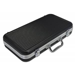 Mallette de rangement Luxe pour 300 jetons de poker - effet suitcase – interieur plastique
