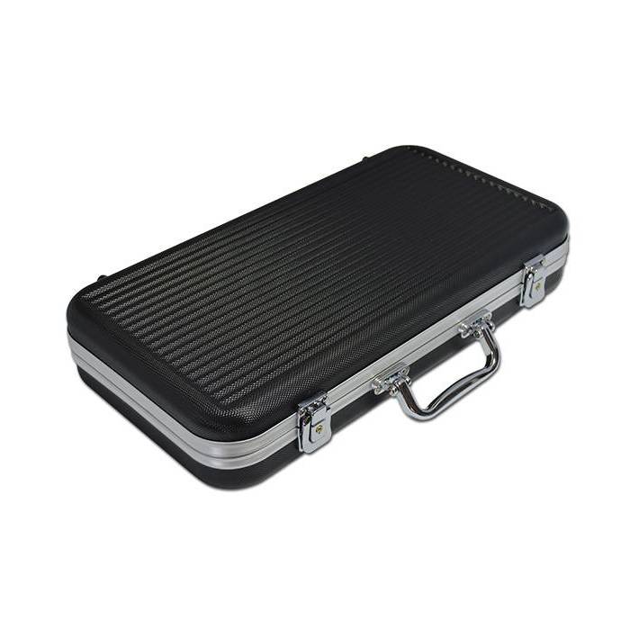Mallette de rangement Luxe pour 300 jetons de poker - effet suitcase – interieur plastique