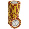 Gettone da poker "CROWN 5" - in clay composito con inserto metallico - 14g - in vendita singolarmente