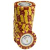 Poker chip "CROWN 5" - in clay composite with metal insert - 14g - sold individually