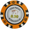 Ficha de pôquer "CROWN 5" - em compósito de argila com inserção de metal - 14g - à venda de forma individual.