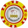 Ficha de poker "CROWN 1000" - em composto de argila com inserto de metal - 14g - à venda individualmente.