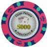 Ficha de pôquer "CROWN 10000" - em compósito de argila com inserção de metal - 14g - à venda unitário.