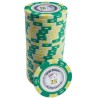 "CROWN 25" poker chip - made of clay composite with metal insert - 14g - sold individually.