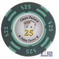 "Poker chip "CHIPS PALACE 0.25" - made of clay composite with metal insert - 14g - sold individually."