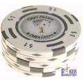 Gettone da poker "CHIPS PALACE 0.25" - in composito d'argilla con inserto in metallo - 14g - in vendita singolarmente